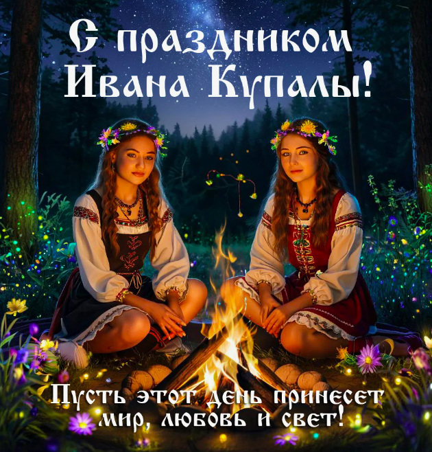 Фото С днём Ивана Купалы: 10 магических открыток 5 - Сиб.ФМ Фото С днём Ивана Купалы: 10 магических открыток 5